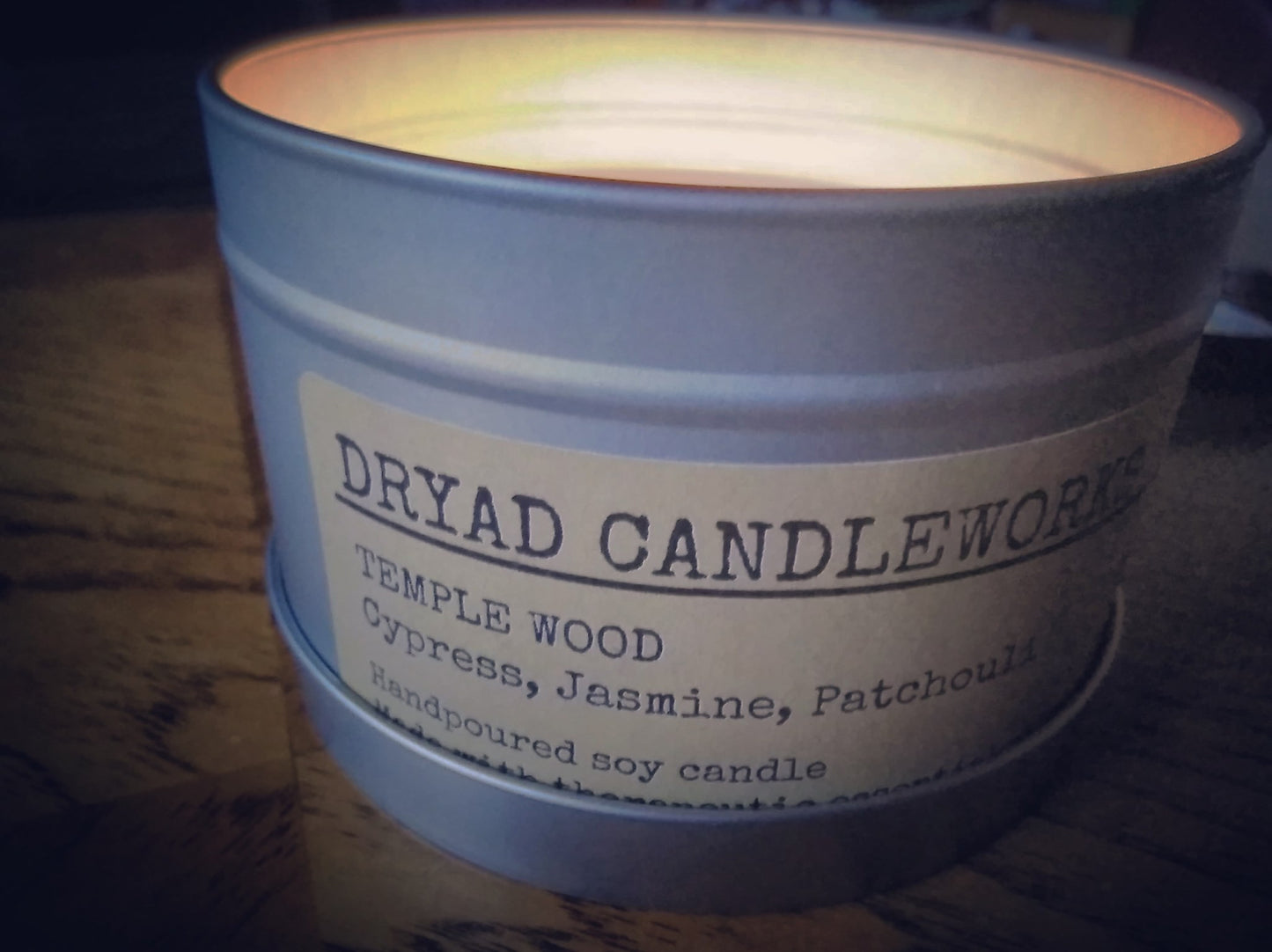 No. 2 Temple Wood Double Wick Tin Candle 300 ml