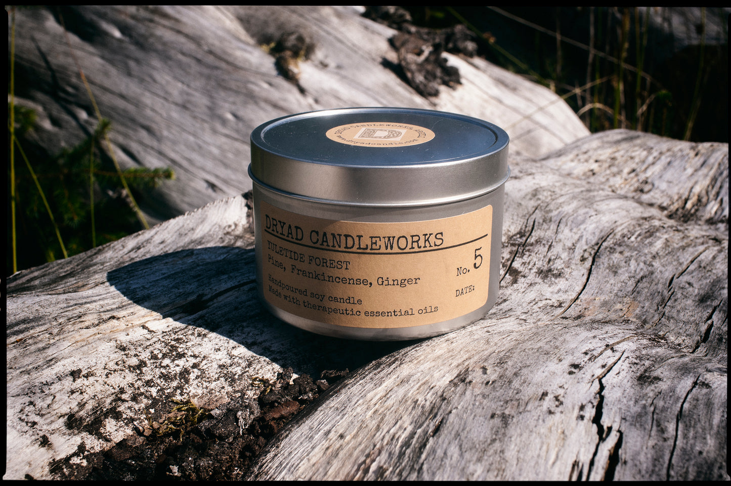 No. 5 Yuletide Forest Double Wick Tin Candle 300 ml