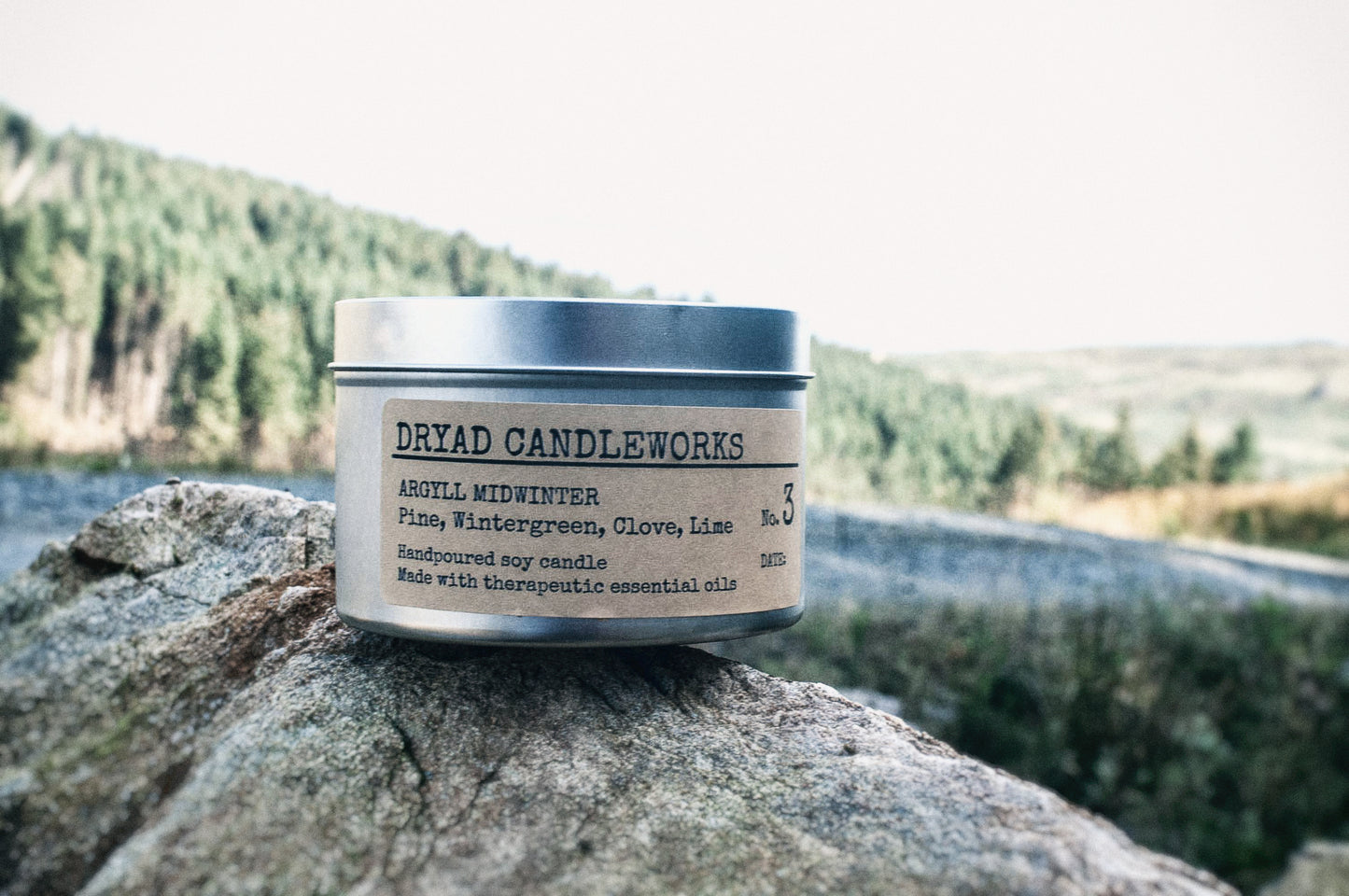 No. 3 Argyll Midwinter Apothecary Jar Candle 120 ml