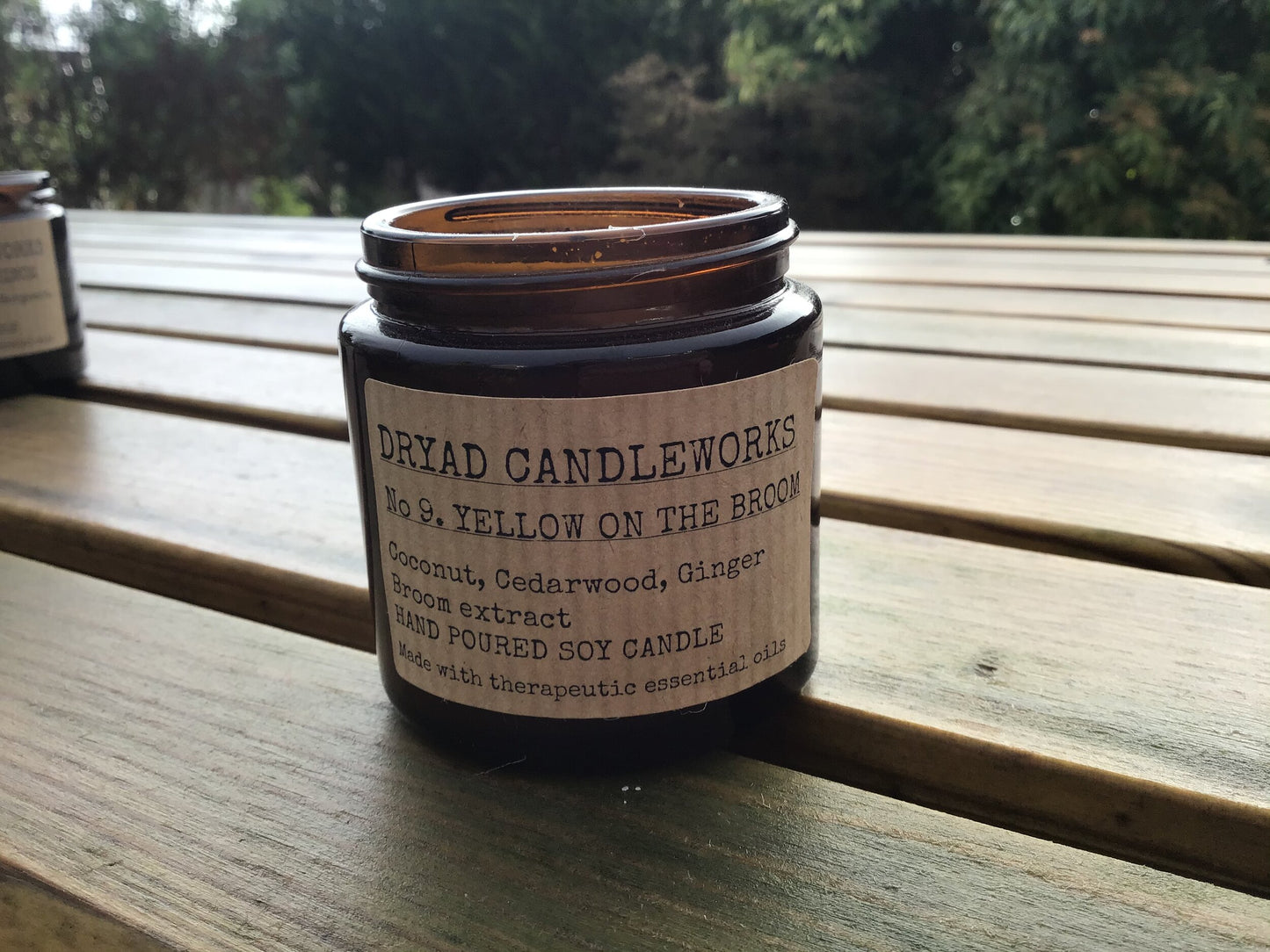 No. 9 Yellow on the Broom Apothecary Jar Candle 120 ml
