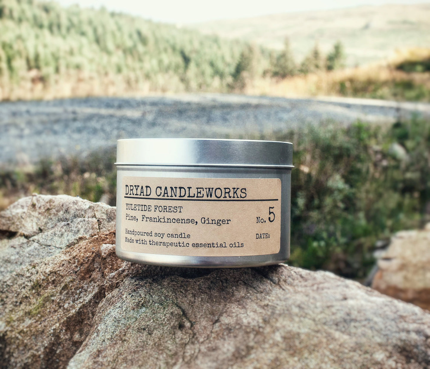 No. 5 Yuletide Forest Double Wick Tin Candle 300 ml