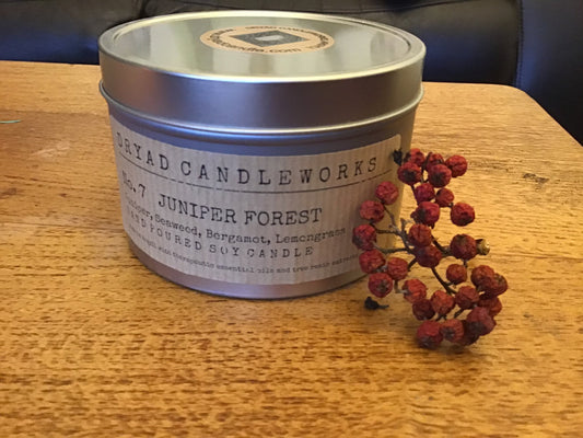 No. 7 Juniper Forest Double Wick Tin Candle 300 ml